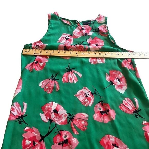 Who What Wear Dressy Green Floral Tank Top. Size Medium. Great Condition! - Picture 9 of 10